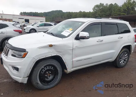 2014 Jeep Grand Cherokee Overland z USA, uszkodzony, nr VIN 1C4RJFCG8EC331303